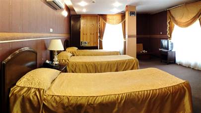اتاق سه تخته هتل آپارتمان جام جم شیراز
